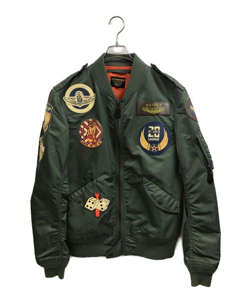 AVIREX（アヴィレックス）AVIREX (アヴィレックス) L-2B TOP GUN ジャケット グリーン サイズ:2XLの古着・服飾アイテム