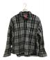 SUPREME（シュプリーム）の古着「23SS Pullover Plaid Flannel Shirt」｜ブラック