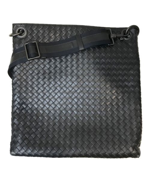 BOTTEGA VENETA（ボッテガベネタ）BOTTEGA VENETA (ボッテガベネタ) ショルダーバッグ ブラックの古着・服飾アイテム