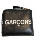 COMME des GARCONS (コムデギャルソン) L字ジップコンパクトウォレット ブラック：7000円