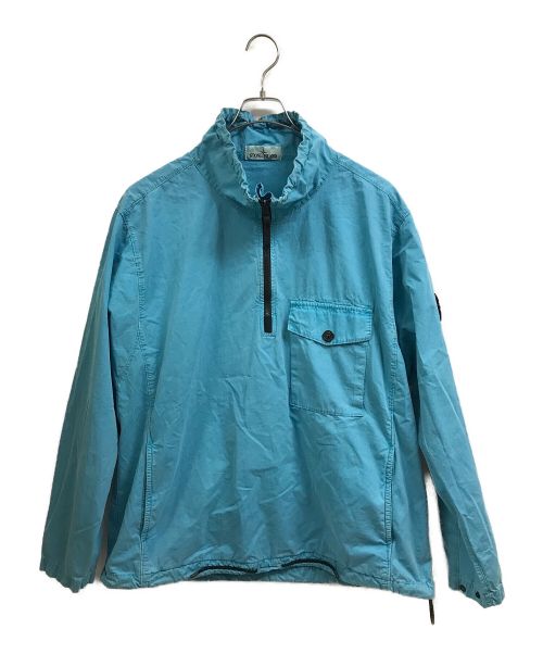 STONE ISLAND（ストーンアイランド）STONE ISLAND (ストーンアイランド) Old Effect Canvas Popover Smock スカイブルー サイズ:XLの古着・服飾アイテム