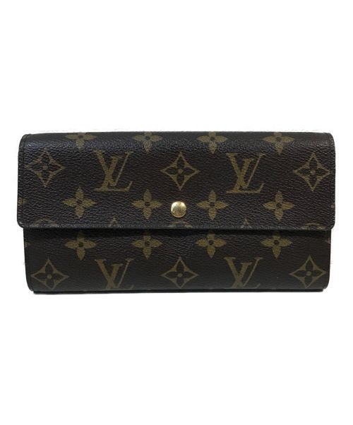 LOUIS VUITTON（ルイ ヴィトン）LOUIS VUITTON (ルイ ヴィトン) 長財布 ブラウンの古着・服飾アイテム