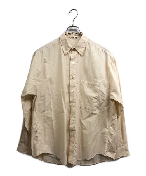 AURALEE（オーラリー）AURALEE (オーラリー) WASHED FINX TWILL BIG SHIRTS ベージュ サイズ:4の古着・服飾アイテム