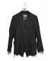 BED J.W. FORD（ベッドフォード）の古着「21SS Lapel less jacket」｜ブラック