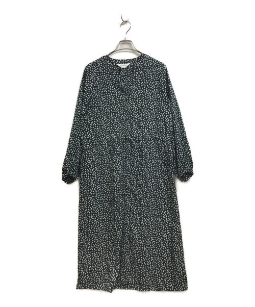 SOEJU（ソージュ）SOEJU (ソージュ) 総柄ワンピース ネイビー サイズ:FREEの古着・服飾アイテム