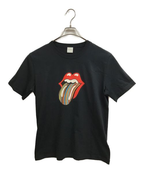 PAUL SMITH（ポールスミス）PAUL SMITH (ポールスミス) THE ROLLING STONES (ザ ローリングストーンズ) プリントTシャツ ブラック サイズ:　の古着・服飾アイテム