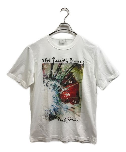 PAUL SMITH（ポールスミス）PAUL SMITH (ポールスミス) THE ROLLING STONES (ザ ローリングストーンズ) プリントTシャツ ホワイト サイズ:-の古着・服飾アイテム