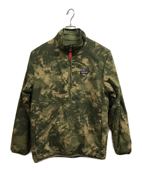 Patagonia（パタゴニア）Patagonia (パタゴニア) カモ柄 グリセード スナップT グリーン サイズ:Mの古着・服飾アイテム