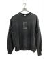 BlackEyePatch（ブラックアイパッチ）の古着「HWC PIGMENT DYED CREWSWEAT LABEL シリーズ 取扱注意 男の顔料染め」｜グレー