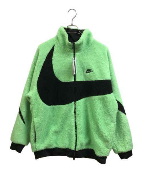 NIKE（ナイキ）NIKE (ナイキ) SWOOSH FULL ZIP JACKET グリーン×ブラック サイズ:2XL 未使用品の古着・服飾アイテム