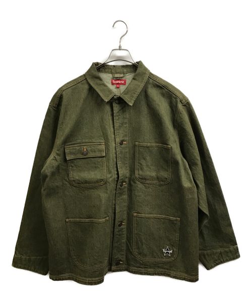 SUPREME（シュプリーム）SUPREME (シュプリーム) 22SS Denim Chore Coat グリーン サイズ:XLの古着・服飾アイテム