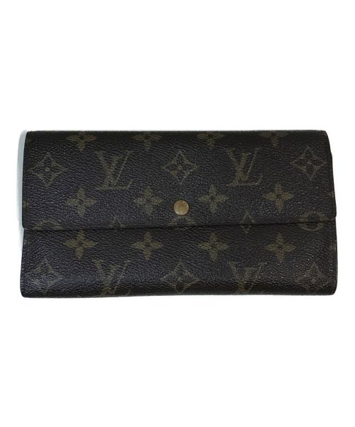 LOUIS VUITTON（ルイ ヴィトン）LOUIS VUITTON (ルイ ヴィトン) 長財布 ブラウンの古着・服飾アイテム