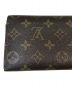 中古・古着 LOUIS VUITTON (ルイ ヴィトン) 長財布 ブラウン：8000円