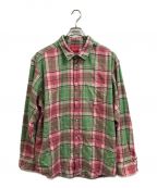 SUPREMEシュプリーム）の古着「Plaid Flannel Shirt」｜ピンク×グリーン