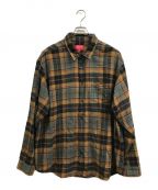 SUPREMEシュプリーム）の古着「Plaid Flannel Shirt」｜ブラウン