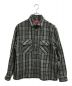 SUPREME（シュプリーム）の古着「22AW HEAVY FLANNEL SHIRT」｜グレー×ブラック