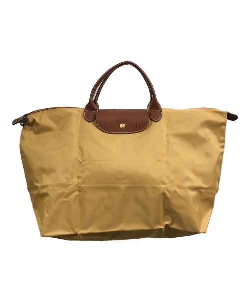 LONGCHAMP（ロンシャン）LONGCHAMP (ロンシャン) LE PLIAGE TRAVEL BAG イエローの古着・服飾アイテム