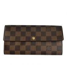 LOUIS VUITTON（ルイ ヴィトン）の古着「長財布」｜ブラウン