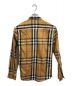 BURBERRY (バーバリー) ノバチェックシャツ ブラウン サイズ:M：7000円