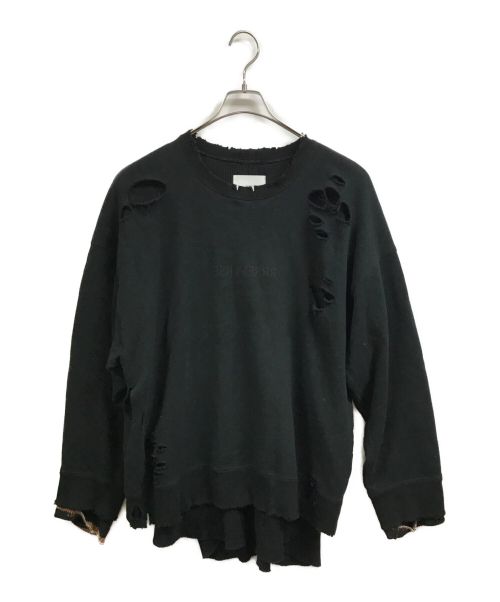 stein（シュタイン）stein (シュタイン) 21SS OVERSIZED LAYERED SWEAT ブラック サイズ:Sの古着・服飾アイテム