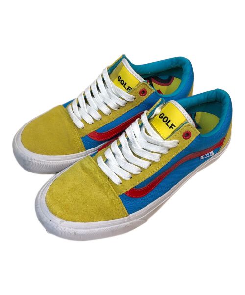 VANS（バンズ）VANS (バンズ) GOLF WANG (ゴルフワン) スニーカー ブルー×イエロー サイズ:26の古着・服飾アイテム