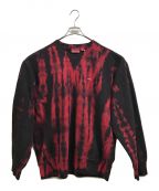 SUPREMEシュプリーム）の古着「21FW Small Box Crewneck Red Tie Dye」｜レッド×ブラック