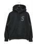 SUPREME（シュプリーム）の古着「S LOGO HOODED SWEATSHIRT」｜ブラック