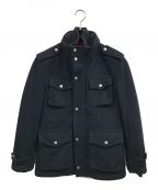 BURBERRY BLACK LABELバーバリーブラックレーベル）の古着「M-65タイプライナー付ジャケット」｜ブラック