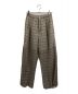 AURALEE（オーラリー）の古着「WOOL RECYCLE POLYESTER SHEER CHECK PANTS」｜ベージュ