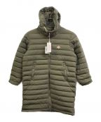 DANTONダントン）の古着「MIDDLE DOWN HOODED COAT」｜カーキ