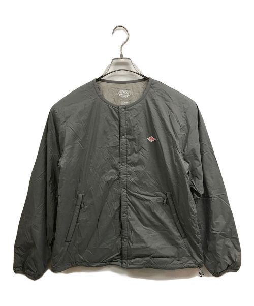 DANTON（ダントン）DANTON (ダントン) ノーカラーインサレーションジャケット グレー サイズ:Lの古着・服飾アイテム