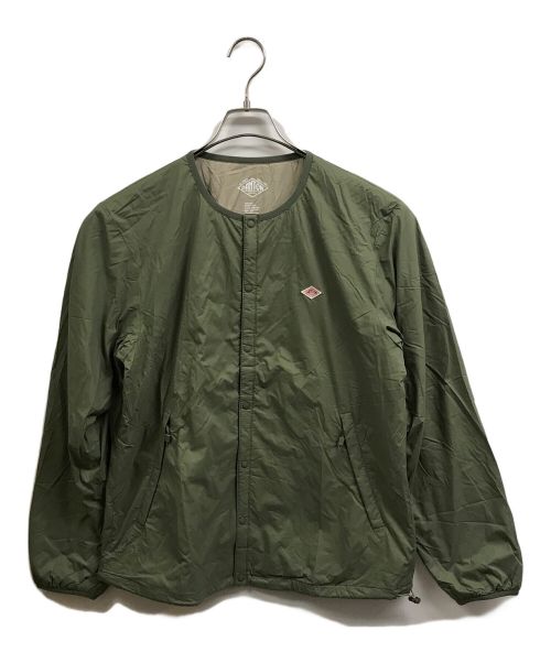 DANTON（ダントン）DANTON (ダントン) ノーカラーインサレーションジャケット グリーン サイズ:Mの古着・服飾アイテム