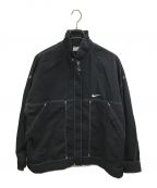 NIKEナイキ）の古着「NSW SWOOSH WOVEN JACKET」｜ブラック