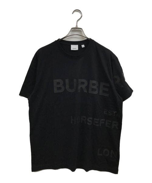 BURBERRY（バーバリー）BURBERRY (バーバリー) ホースフェリーロゴプリント Ｔシャツ ブラック サイズ:Sの古着・服飾アイテム