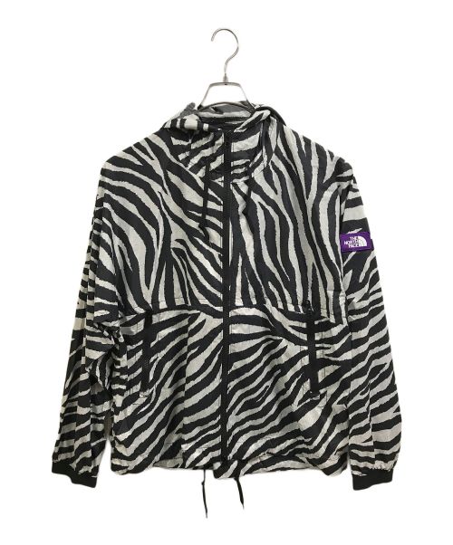 THE NORTHFACE PURPLELABEL（ザ・ノースフェイス パープルレーベル）THE NORTHFACE PURPLELABEL (ザ・ノースフェイス パープルレーベル) Zebra Print Mountain Wind Parka ブラック サイズ:Lの古着・服飾アイテム