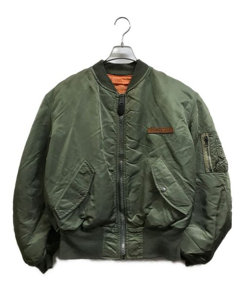 AVIREX（アヴィレックス）AVIREX (アヴィレックス) MA-1ジャケット カーキ サイズ:Ｌの古着・服飾アイテム