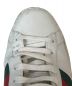 中古・古着 GUCCI (グッチ) stripe high-top sneaker ホワイト サイズ:8：15000円