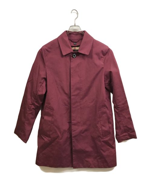 MACKINTOSH LONDON（マッキントッシュ ロンドン）MACKINTOSH LONDON (マッキントッシュ ロンドン) ライナー付ステンカラーコート ボルドー サイズ:40の古着・服飾アイテム