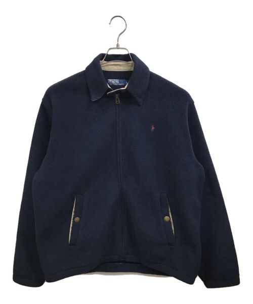 POLO RALPH LAUREN（ポロ・ラルフローレン）POLO RALPH LAUREN (ポロ・ラルフローレン) チンスト付フリースジャケット ネイビー サイズ:Lの古着・服飾アイテム