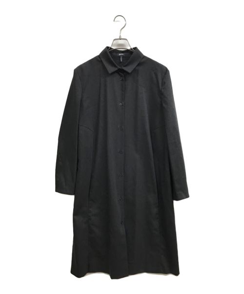 JIL SANDER NAVY（ジルサンダー ネイビー）JIL SANDER NAVY (ジルサンダー ネイビー) シャツワンピース ブラック サイズ:42の古着・服飾アイテム