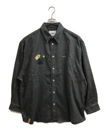 WTAPS（ダブルタップス）の古着「24SS Allman / LS / Cotton Denim Cacto Indigo」｜ブラック