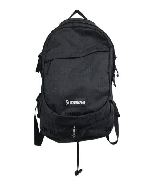SUPREME（シュプリーム）SUPREME (シュプリーム) 19SS Backpack ブラックの古着・服飾アイテム