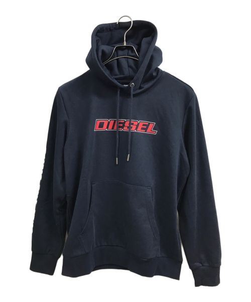 DIESEL（ディーゼル）DIESEL (ディーゼル) プルオーバーパーカー ネイビー サイズ:Lの古着・服飾アイテム