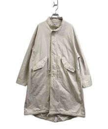 STEVEN ALAN（スティーブンアラン）の古着「SATIN MODS COAT」｜ホワイト