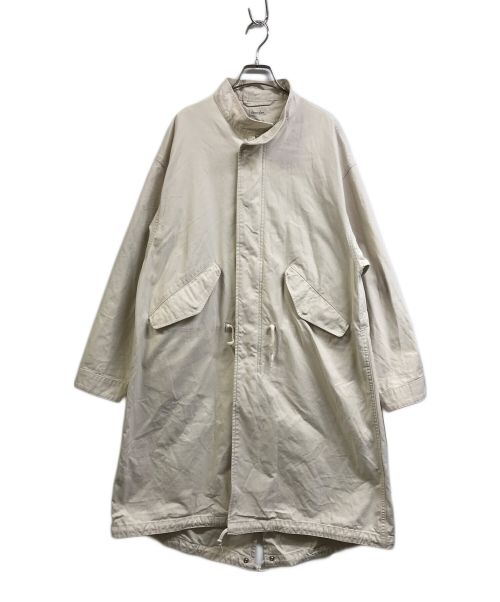 STEVEN ALAN（スティーブンアラン）STEVEN ALAN (スティーブンアラン) SATIN MODS COAT ホワイト サイズ:Mの古着・服飾アイテム