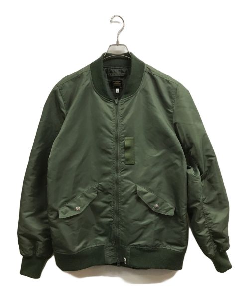 A BATHING APE（アベイシングエイプ）A BATHING APE (アベイシングエイプ) MA-1ジャケット カーキ サイズ:XLの古着・服飾アイテム