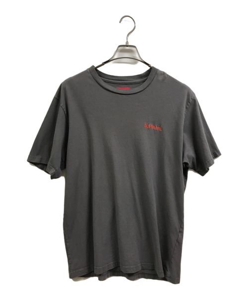 SUPREME（シュプリーム）SUPREME (シュプリーム) Washed Capital S/S Top グレー サイズ:Mの古着・服飾アイテム