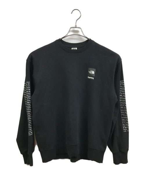 SUPREME（シュプリーム）SUPREME (シュプリーム) THE NORTH FACE (ザ ノース フェイス) 24SS  Crewneck ブラック サイズ:Mの古着・服飾アイテム