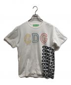 CDG×anti social social CLUBシーディージー×アンチソーシャルソーシャルクラブ）の古着「ロゴプリント 半袖 Tシャツ」｜ホワイト
