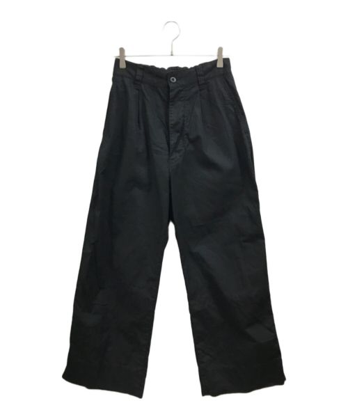 MHL（エムエイチエル）MHL (エムエイチエル) 23SS ORGANIC LIGHT COTTON TWILL　PANT(オーガニックライトコットンツイルパンツ） ブラック サイズ:2の古着・服飾アイテム